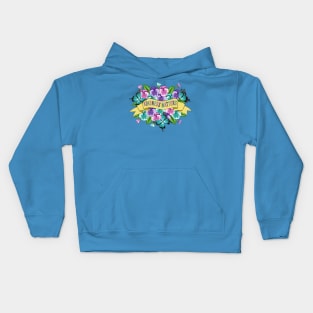 Kindness Matters - Pansy Flowers Kids Hoodie